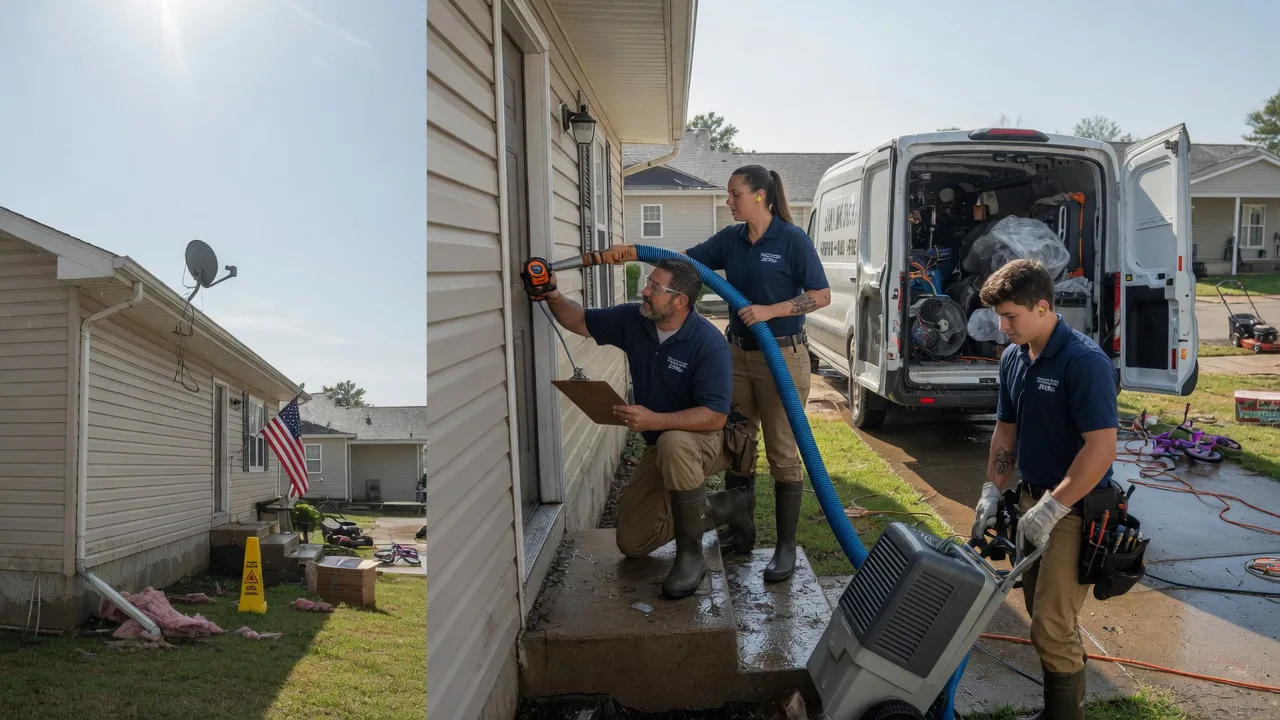 Ceiling Water Damage Restoration in Loman, MN near me